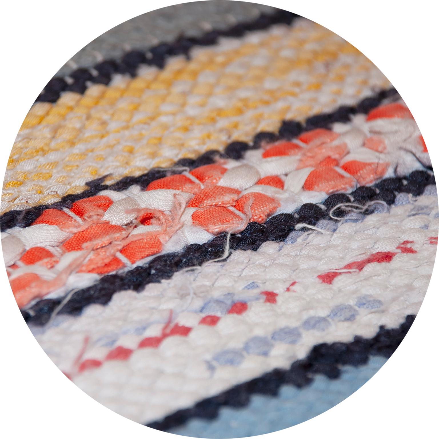 Suédois tapis à tissage plat suédois du 20e siècle:: tissé à la main en vente