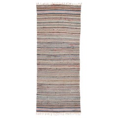 20th Century Swedish Handwoven Flat-Weave Rug