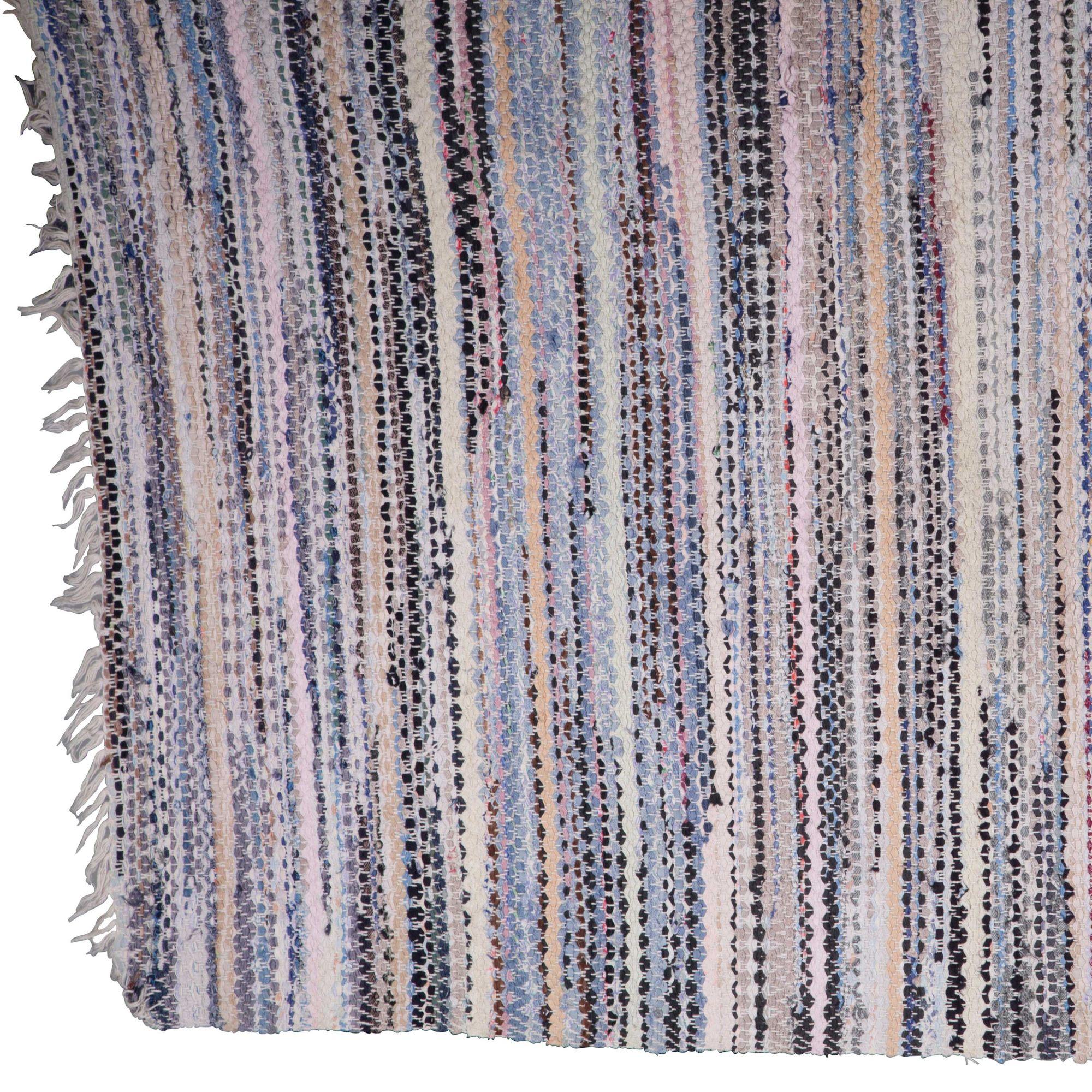 Swedish Handwoven Rug In Good Condition For Sale In Tetbury, Gloucestershire