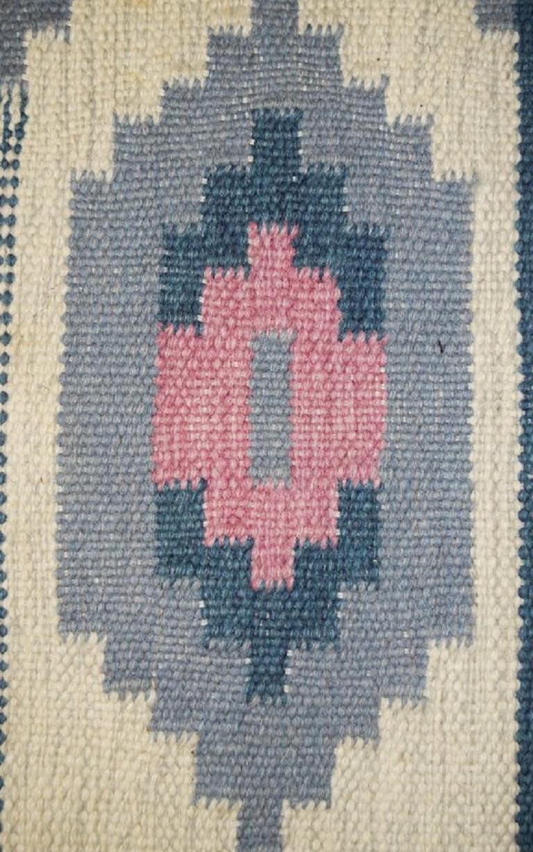 Picture Idea: Swedish Handwoven Wool Rug With Fringes In The Rölakan Technique