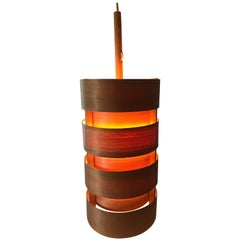 Swedish Hans-Agne Jakobsson Ellysett Pine Pendant Lamp, 1955 Swedish Hans-Agne Jakobsson Ellysett Pine Pendant Lamp, 1955