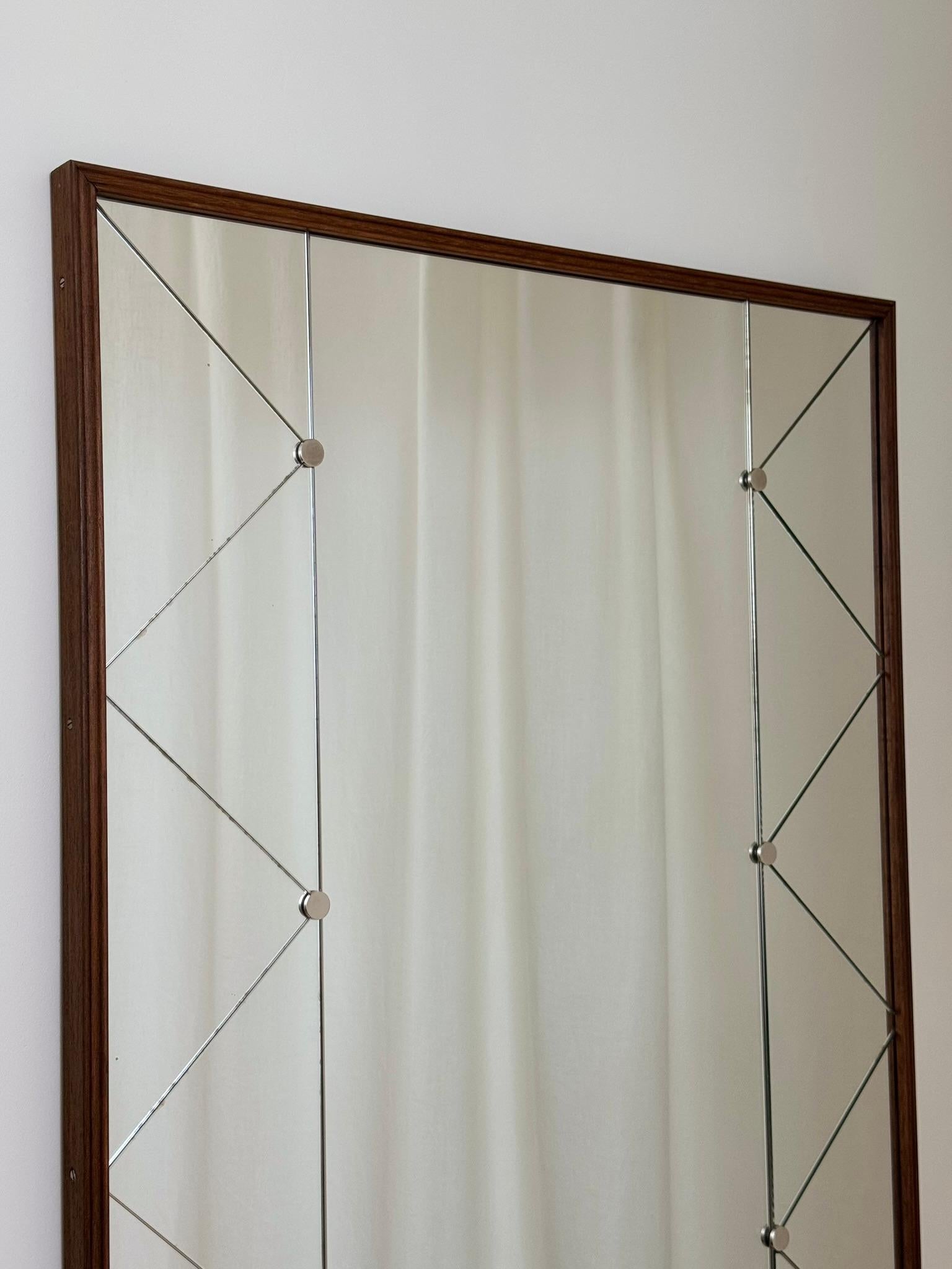 Suédois Miroir arlequin suédois C.I.C., années 1960 en vente