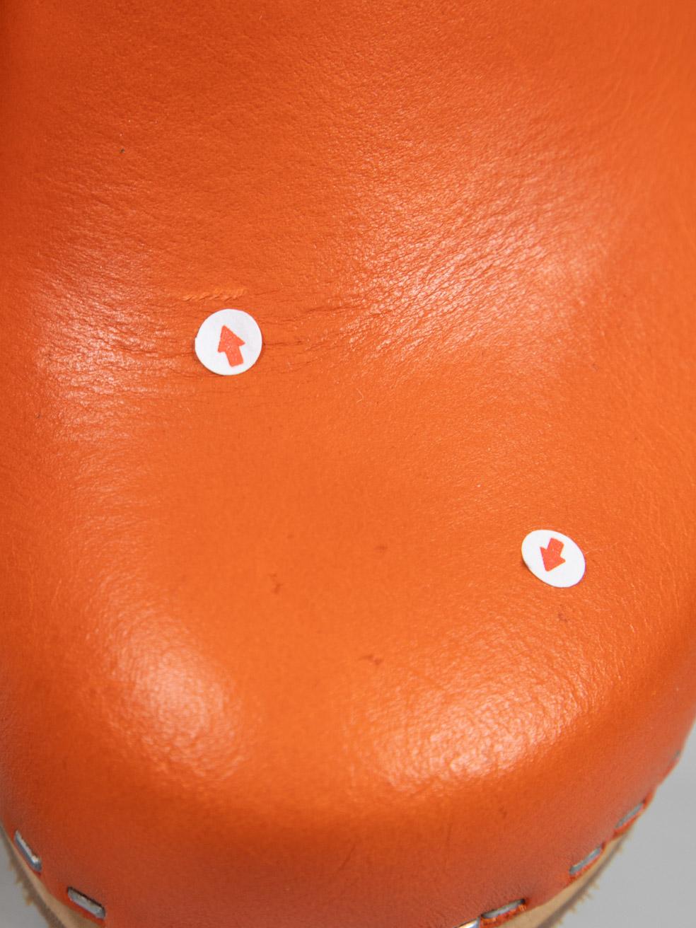 Chaussures à talons Hasbeens suédoises orange taille IT 37 en vente 5