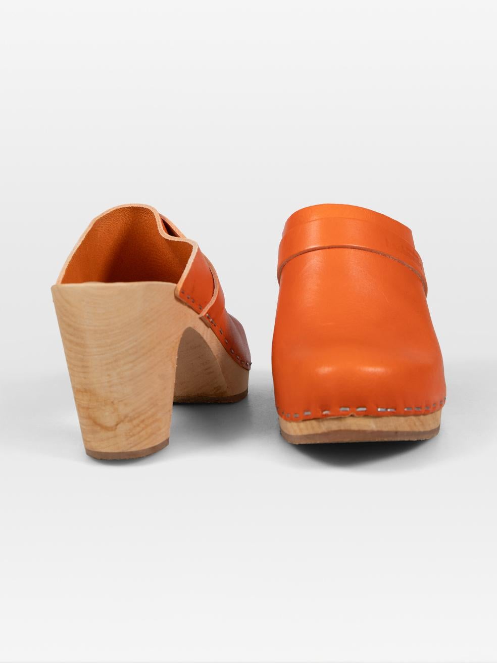 Orange Chaussures à talons Hasbeens suédoises orange taille IT 37 en vente