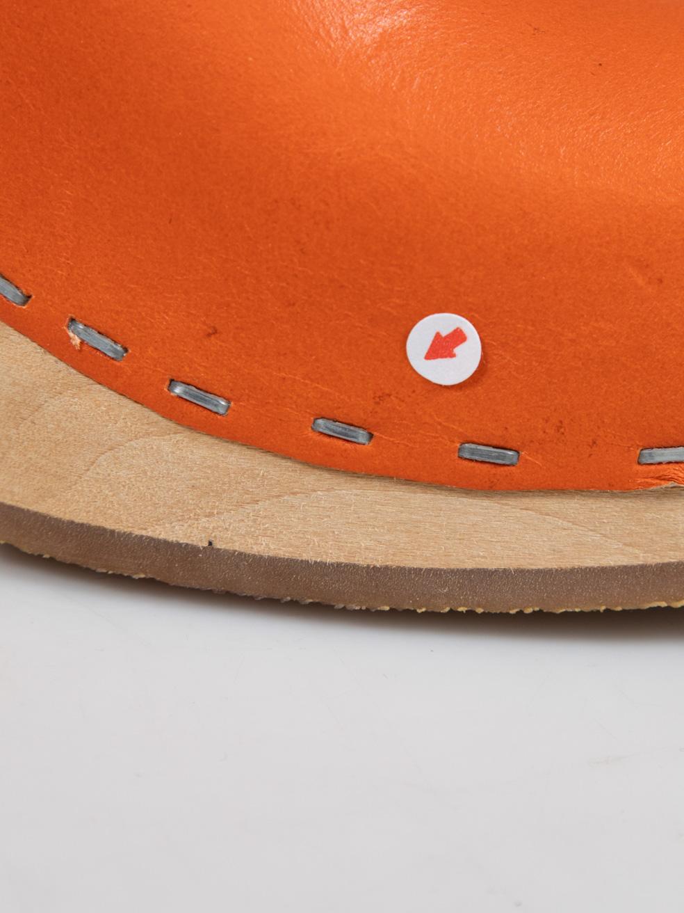 Chaussures à talons Hasbeens suédoises orange taille IT 37 en vente 4