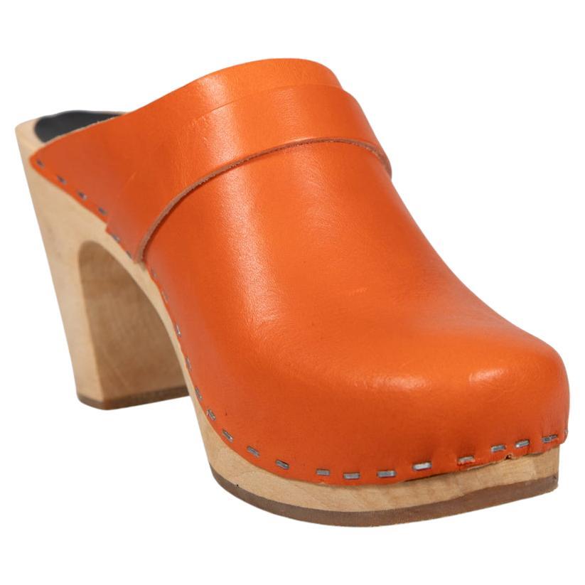 Chaussures à talons Hasbeens suédoises orange taille IT 37 en vente
