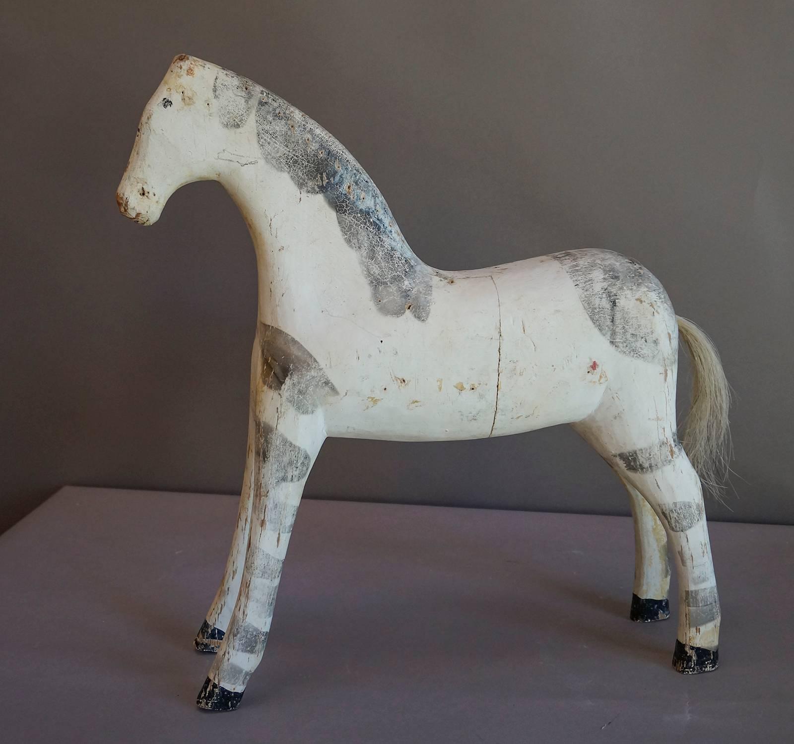 Swedish Horse Painted with Ash In Excellent Condition In Great Barrington, MA