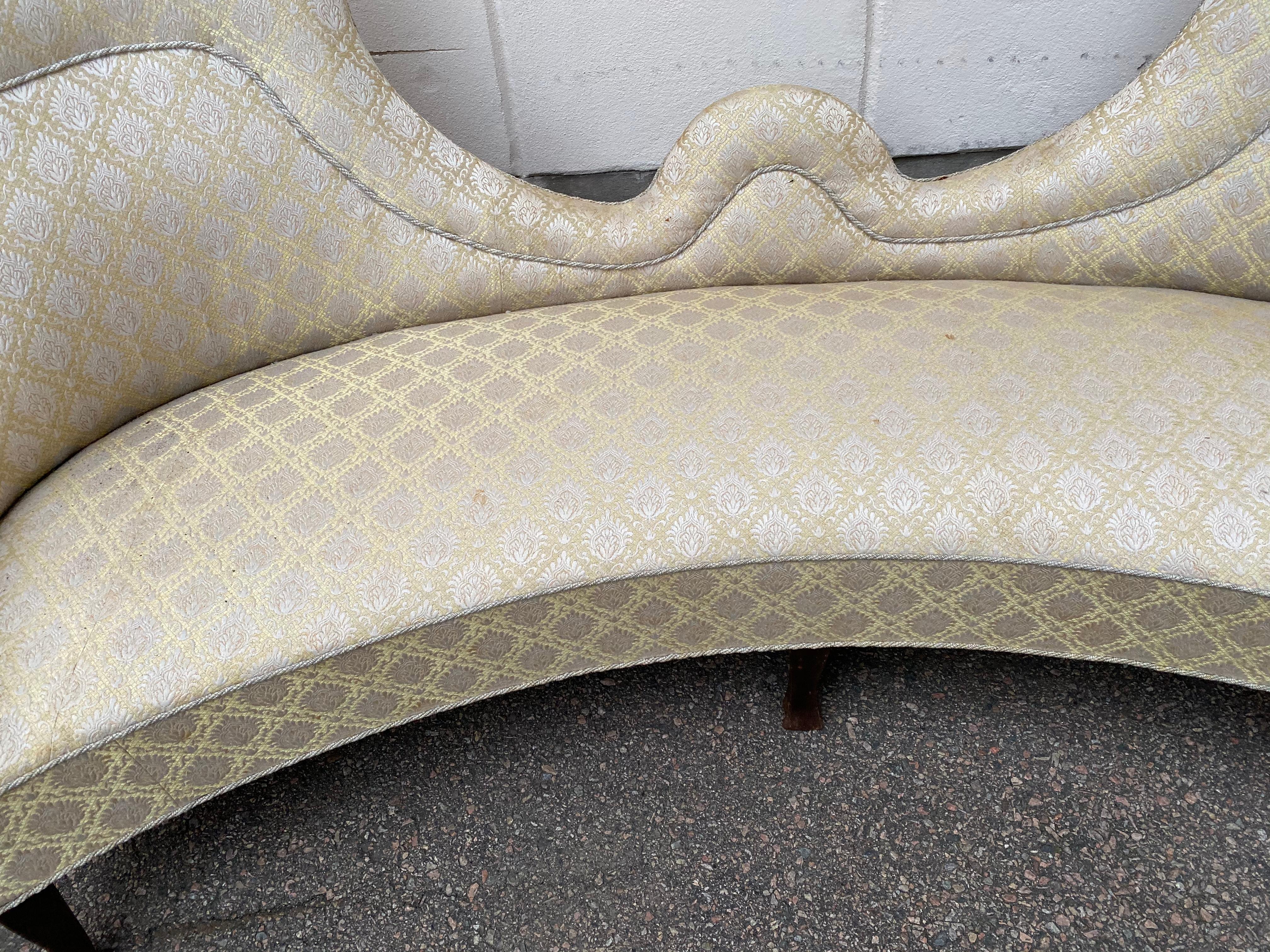 Upholstery Early 19th Century Horseshoe-Shaped Bowie Sofa, Sweden