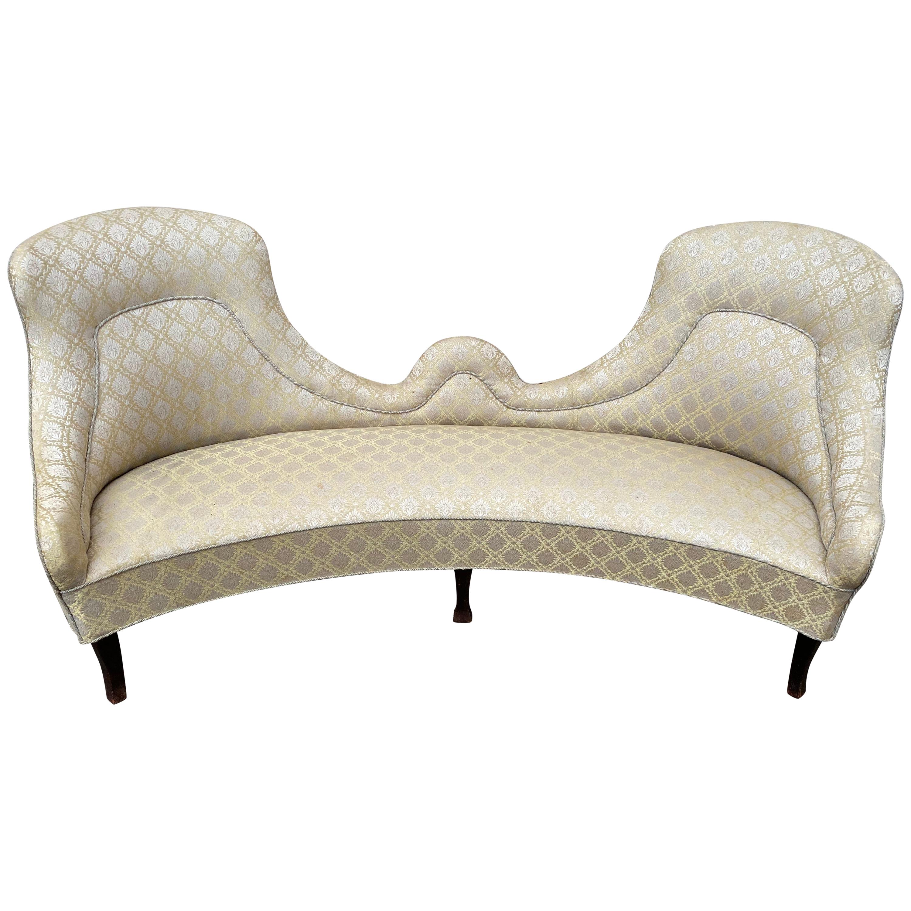 Early 19th Century Horseshoe-Shaped Bowie Sofa, Sweden