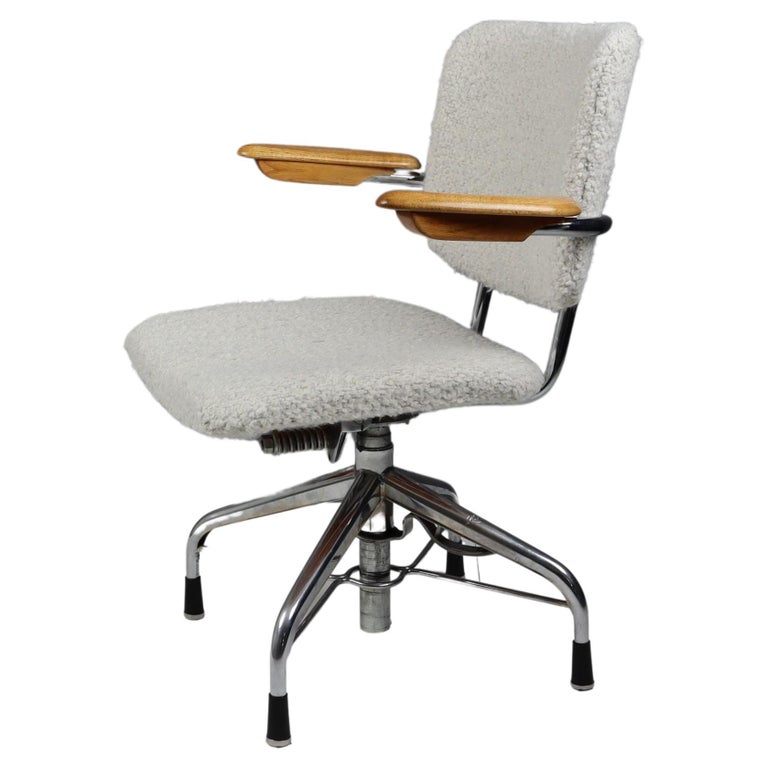 Swedish Industrial Office Chair For Sale at 1stDibs