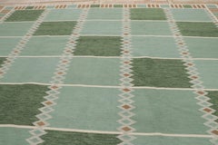 Swedish Inspired Kilim Rug, Scandinavian Modern Meets Biophilic Design