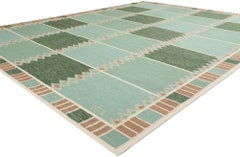 Swedish Inspired Kilim Rug, Scandinavian Modern Meets Biophilic Design
