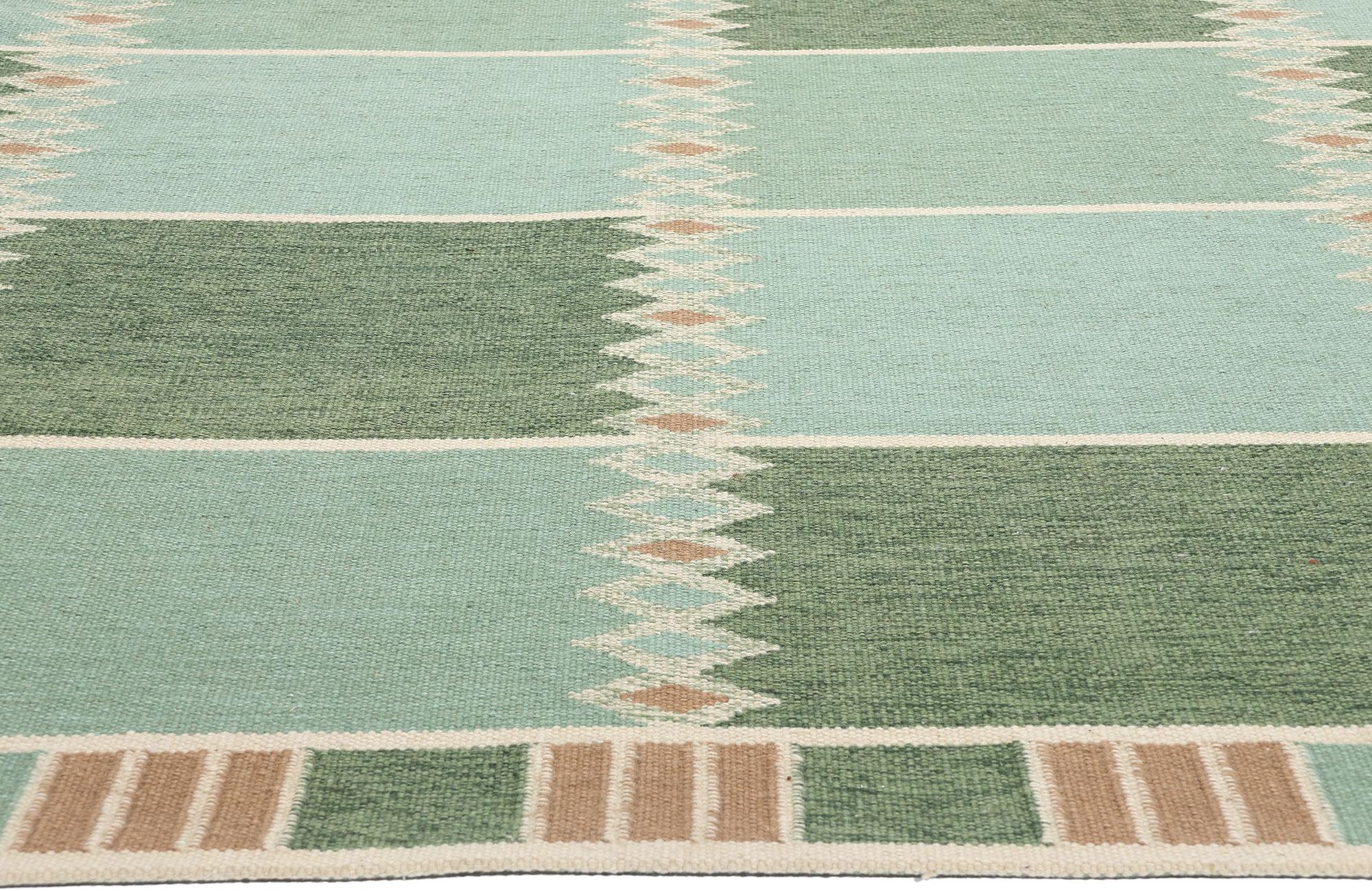 Indien Tapis Kilim d'inspiration suédoise, le design moderne scandinave rencontre le design biophilique en vente
