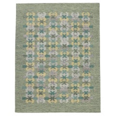 Swedish Inspired Kilim Rug, Scandinavian Modern Meets Biophilic Design