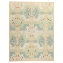 Swedish Inspired Kilim Rug, Scandinavian Modern Meets Biophilic Design