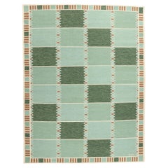 Swedish Inspired Kilim Rug, Scandinavian Modern Meets Biophilic Design