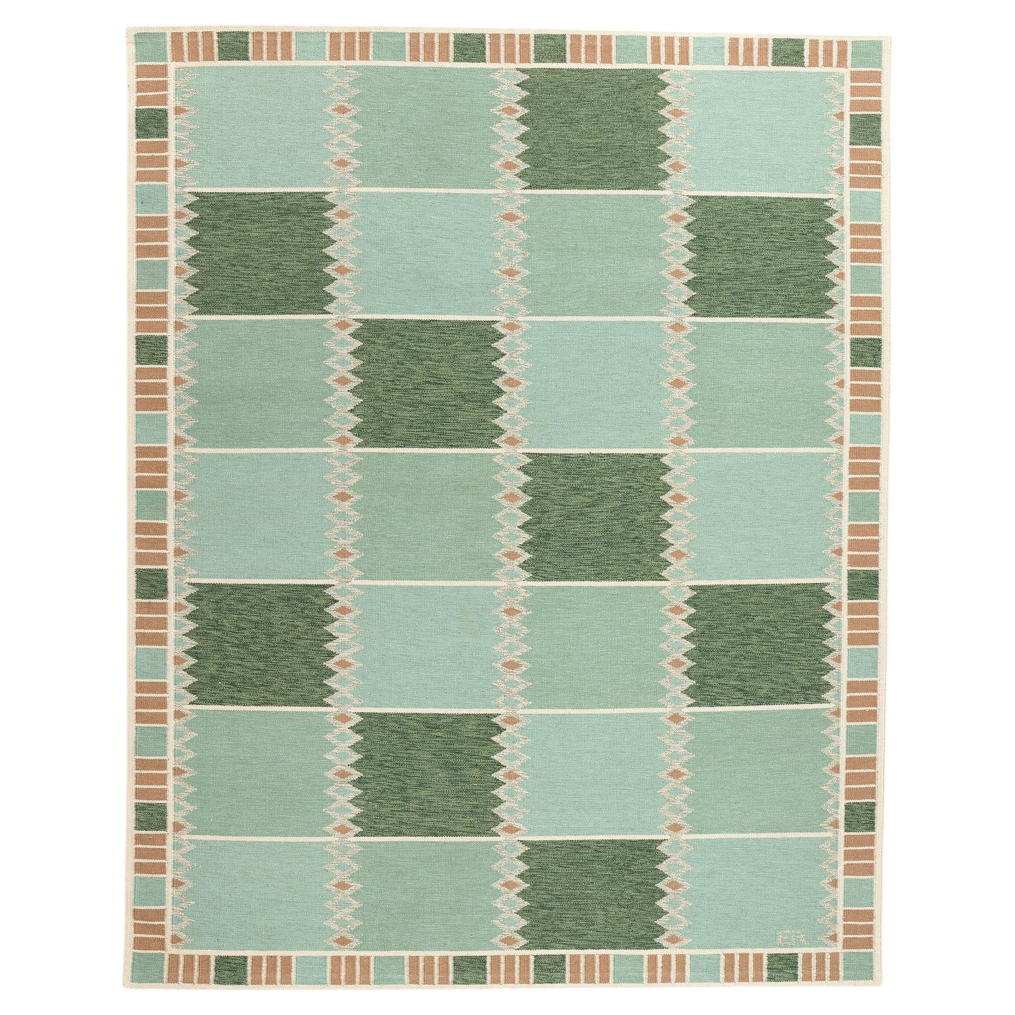 Tapis Kilim d'inspiration suédoise, le design moderne scandinave rencontre le design biophilique
