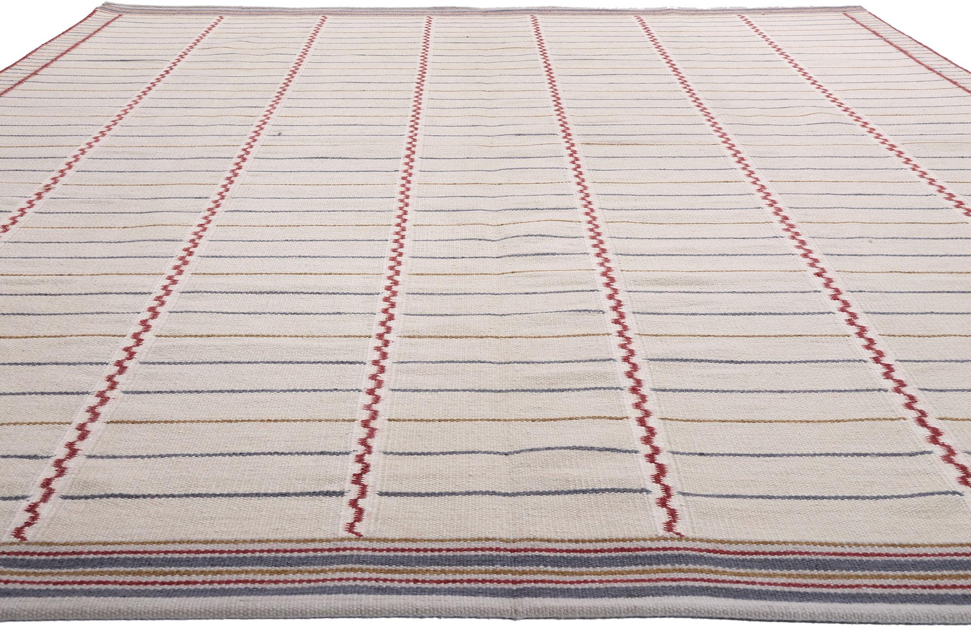 Indiano Rug & Kilim di ispirazione svedese, la modernità scandinava incontra il minimalismo cubista in vendita