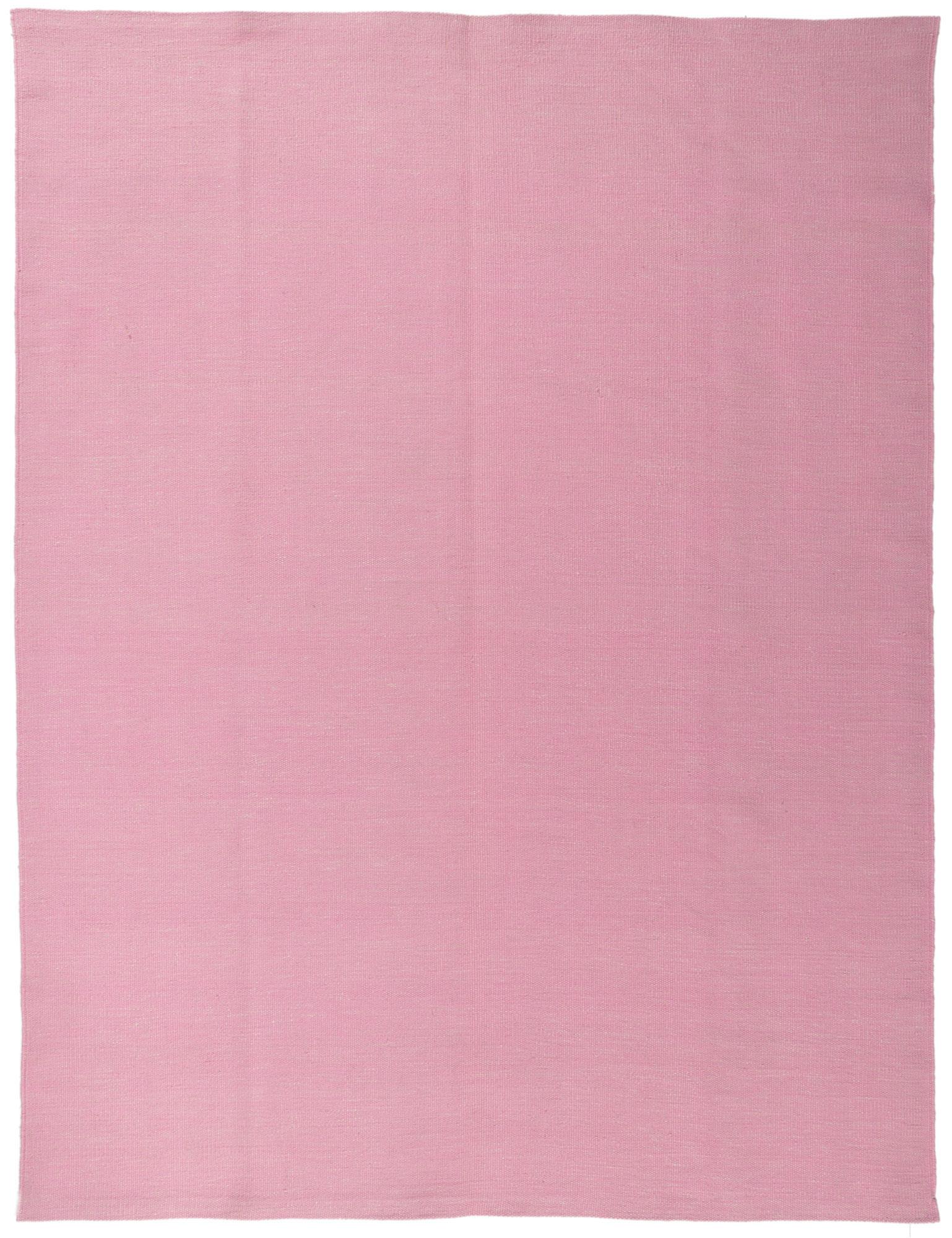 Schwedisch inspirierter rosa Kelim-Teppich mit skandinavisch-modernem Stil im Angebot 1