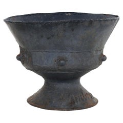 Swedish iron vase, circa 1790.