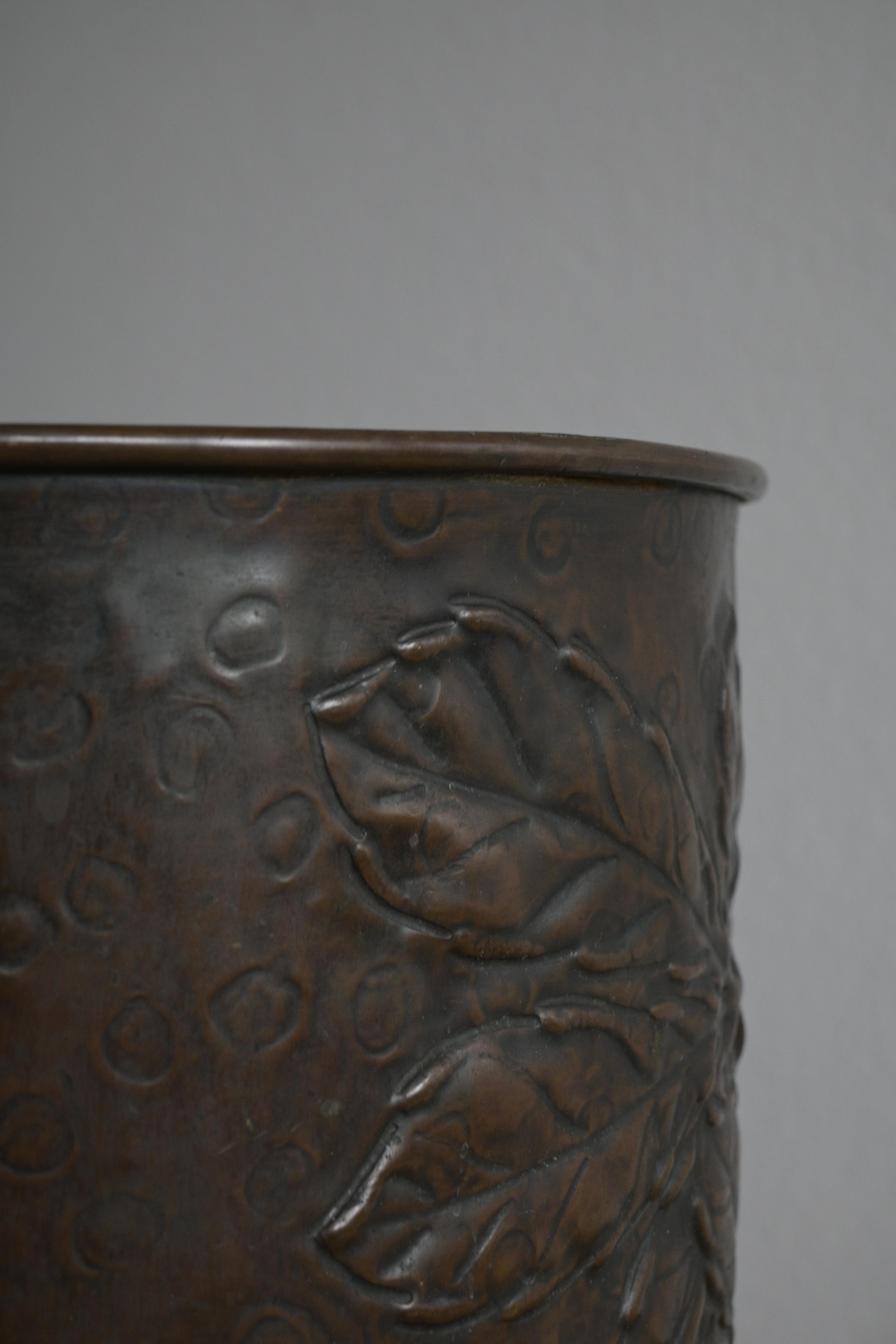 Botte di rame Jugend svedese Swedish Metal Art Ltd, 1905 ca. in vendita 1