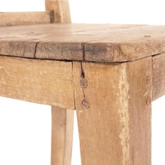 Swedish Karl Johan Chair in Pine from Late 1800s