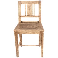 Swedish Karl Johan Chair in Pine from Late 1800s