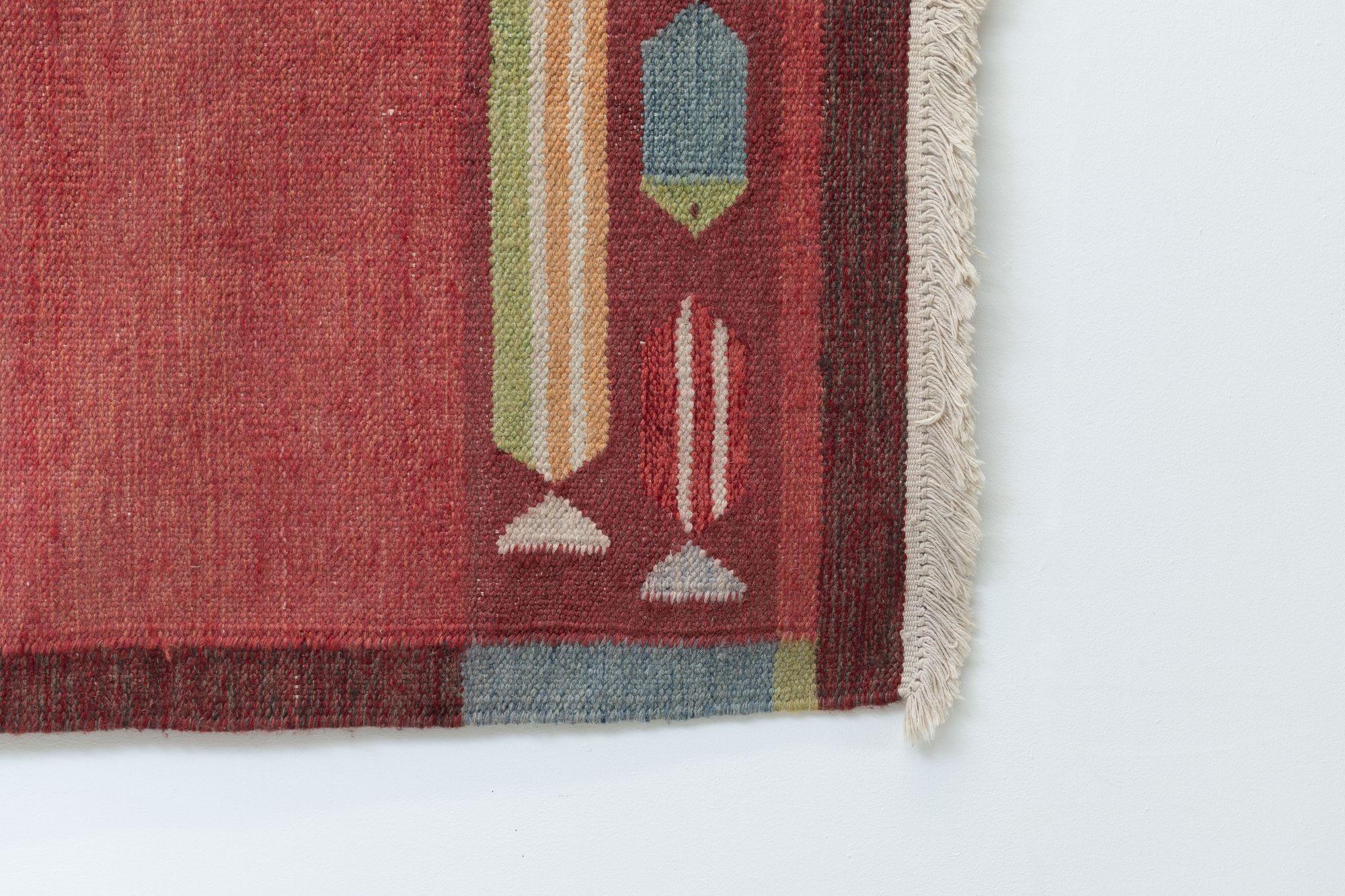 Schwedischer Kelim (Mitte des 20. Jahrhunderts) im Angebot