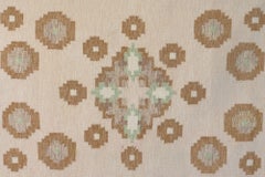 Swedish Kilim Signed E