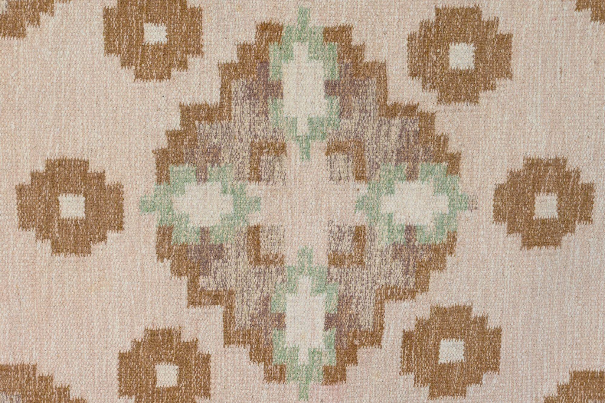 Kilim suédois signé E Bon état - En vente à London, England