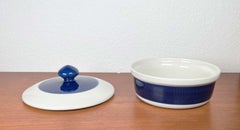 Swedish Koka Blue, Blau, Bla Series Bowl with Lid Hertha Bengtson Rörstrand