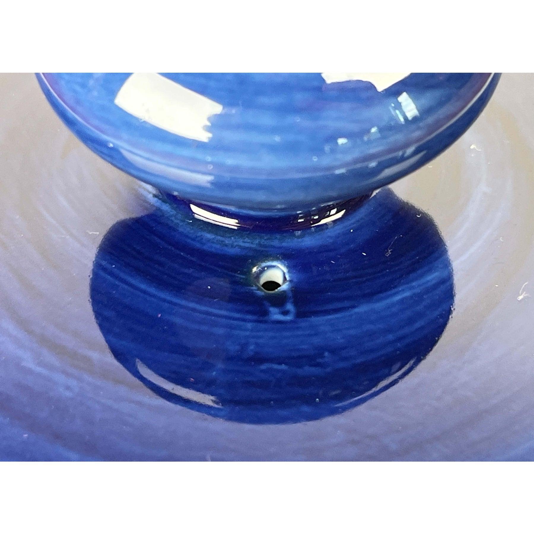 Mid-Century Modern Swedish Koka Blue, Blau, Bla Series Lid by Hertha Bengtson for Rörstrand, 1950s For Sale