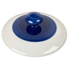 Swedish Koka Blue, Blau, Bla Series Lid by Hertha Bengtson for Rörstrand, 1950s