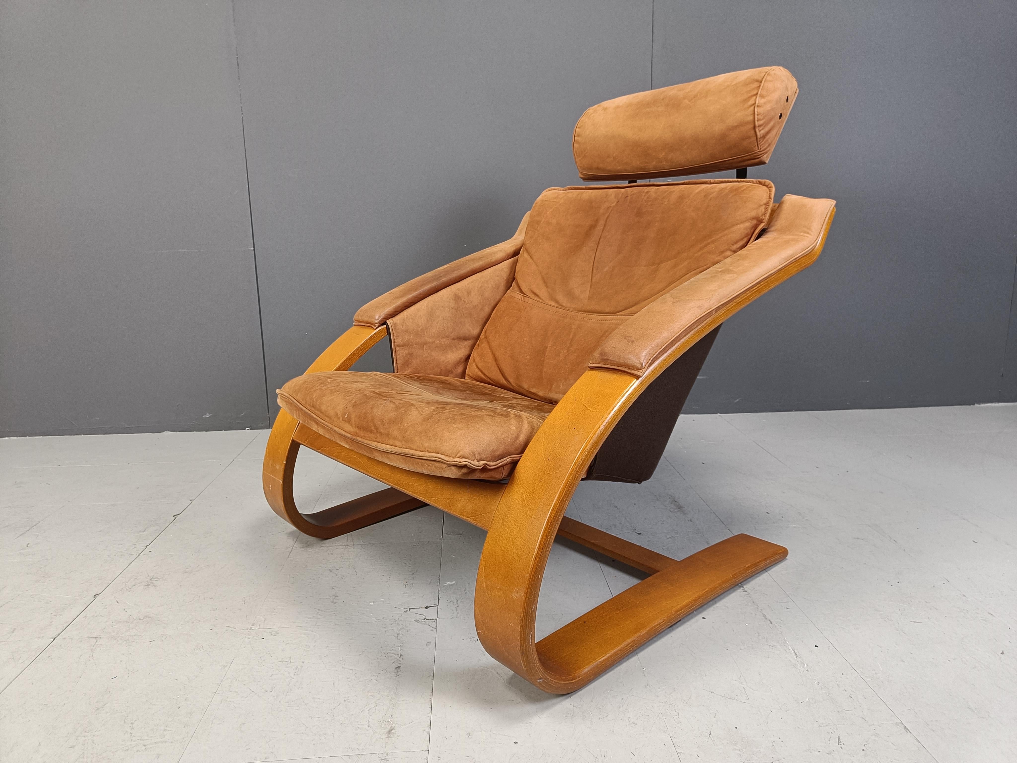 Swedish Kroken Armchair by Ake Fribyter for Nelo Möbel, 1970s 6