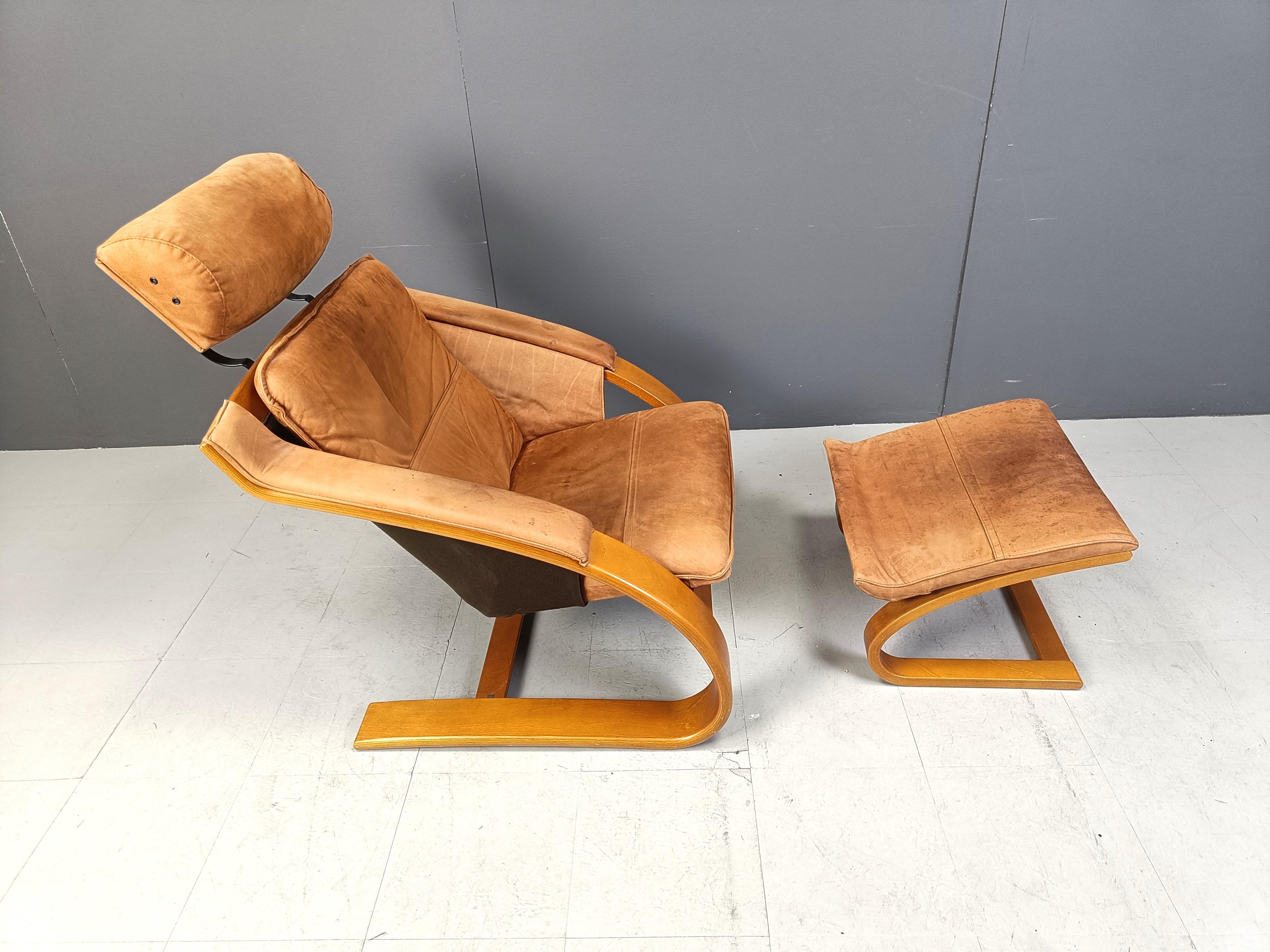 Late 20th Century Swedish Kroken Armchair by Ake Fribyter for Nelo Möbel, 1970s