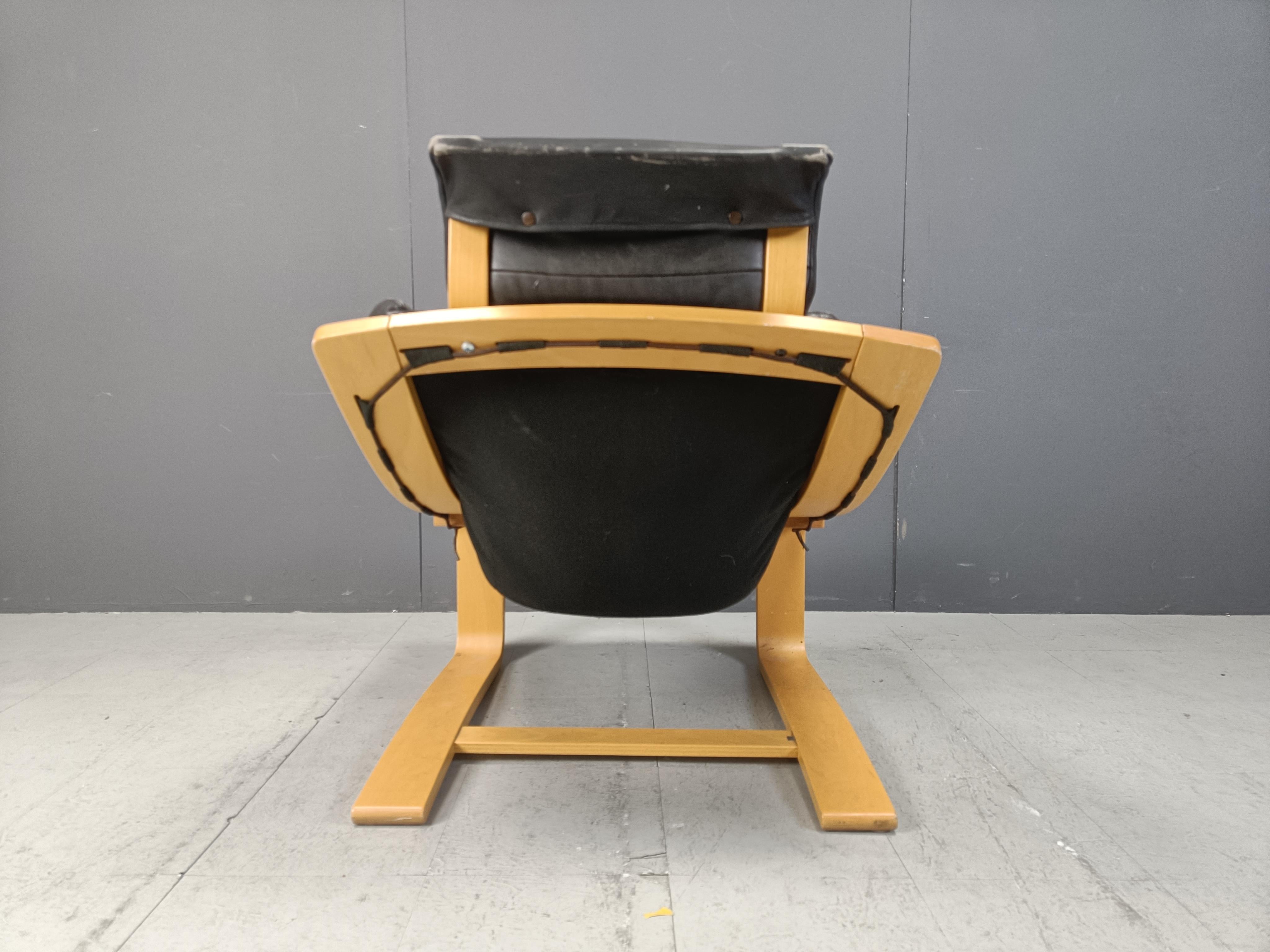 Sillón sueco Kroken de Ake Fribyter para Nelo Möbel, 1970s en venta 2