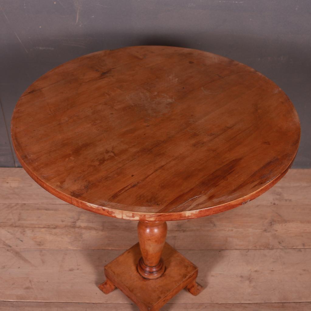 19th Century Swedish Lamp Table For Sale