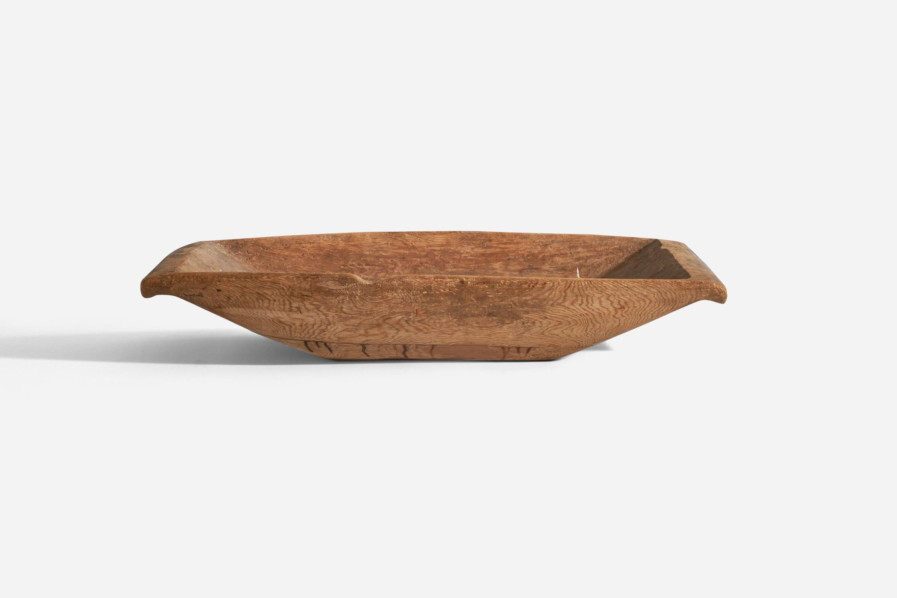 Swedish, Large Trough, Wood, Sweden, 19th Century For Sale 1