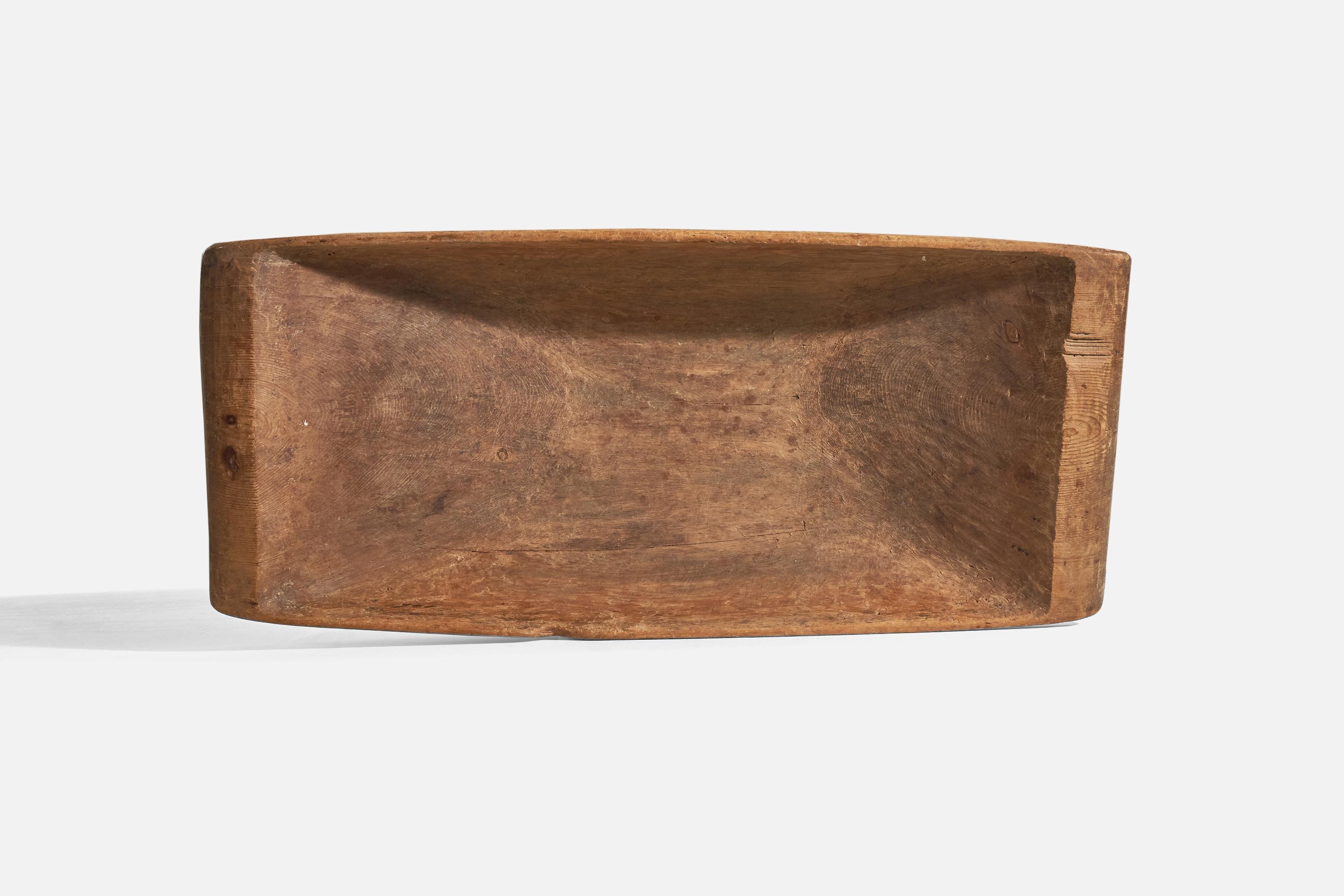 Swedish, Large Trough, Wood, Sweden, 19th Century For Sale 2