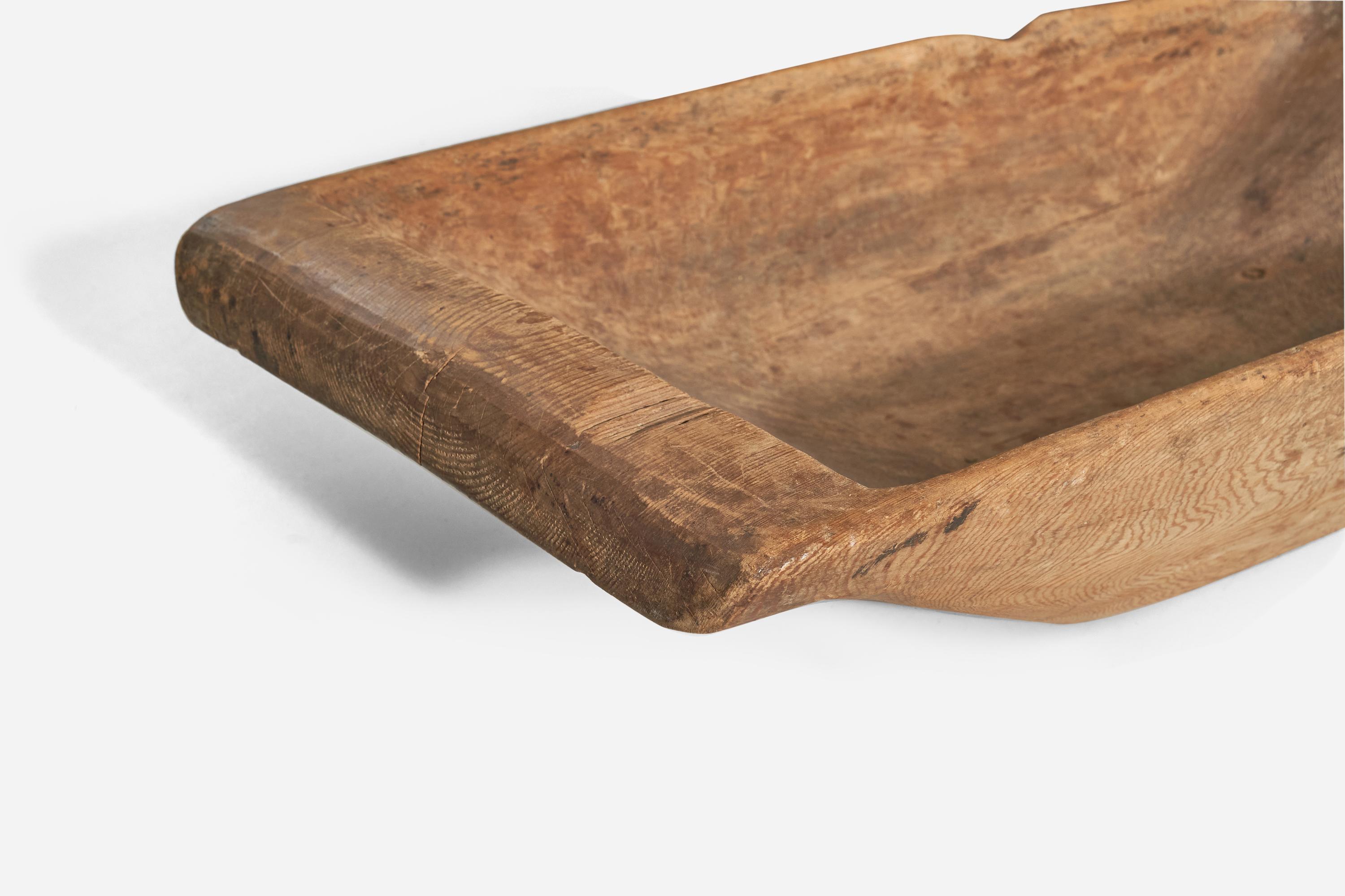 Swedish, Large Trough, Wood, Sweden, 19th Century For Sale 3