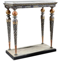 Swedish Late Gustavian Console Table, Early 19th Century Attributed to Jonas Fri