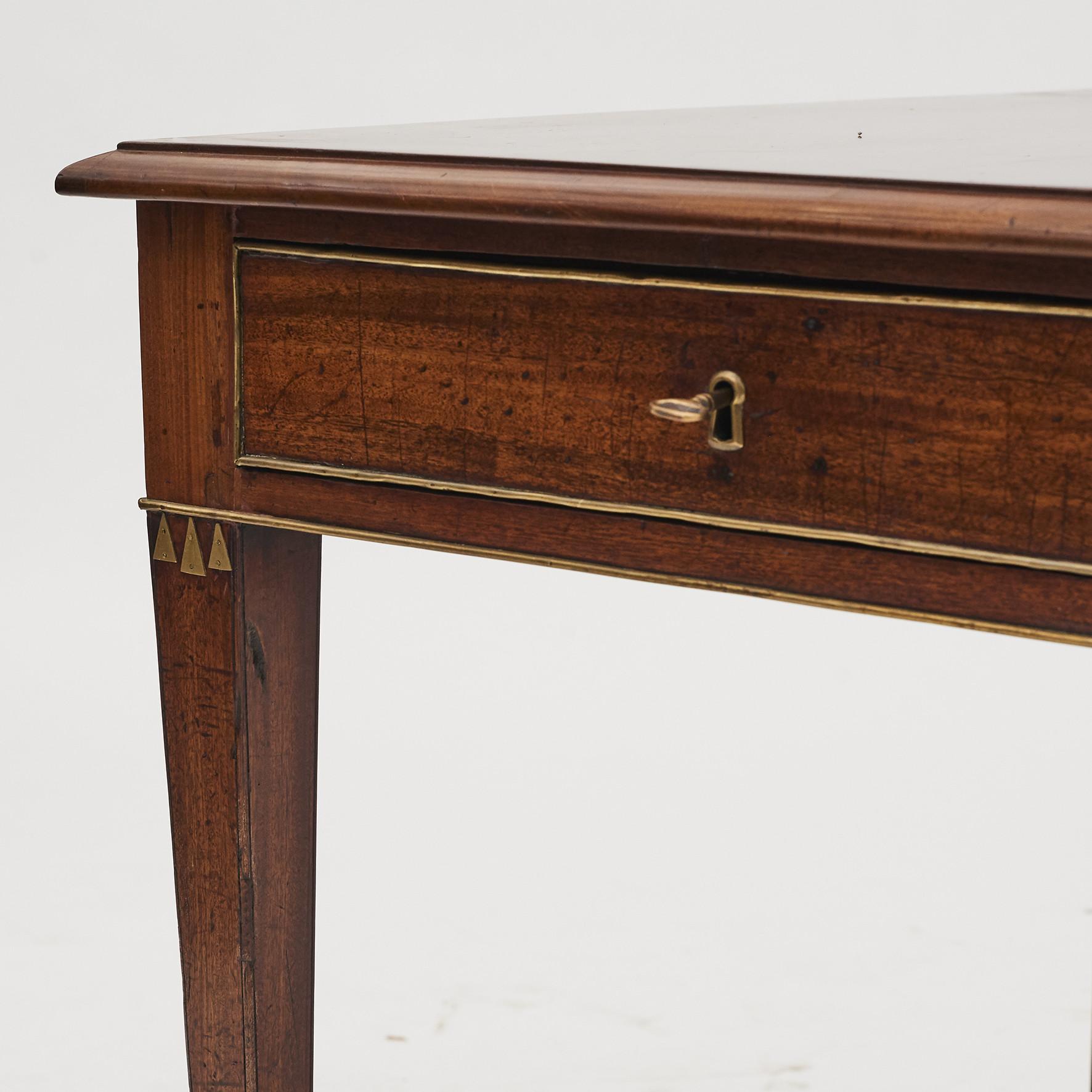 Swedish Late Gustavian Console Table in Mahogany 5