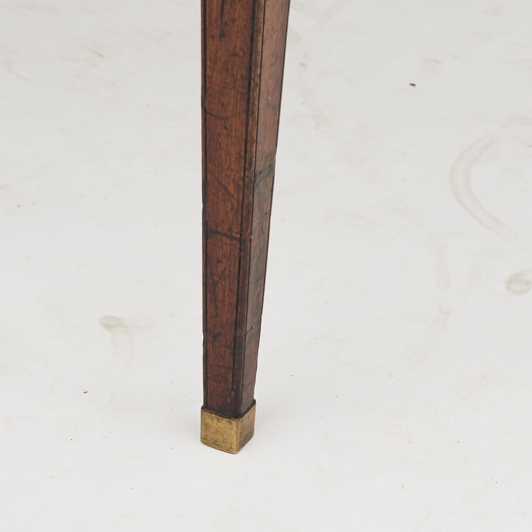 Swedish Late Gustavian Console Table in Mahogany 9