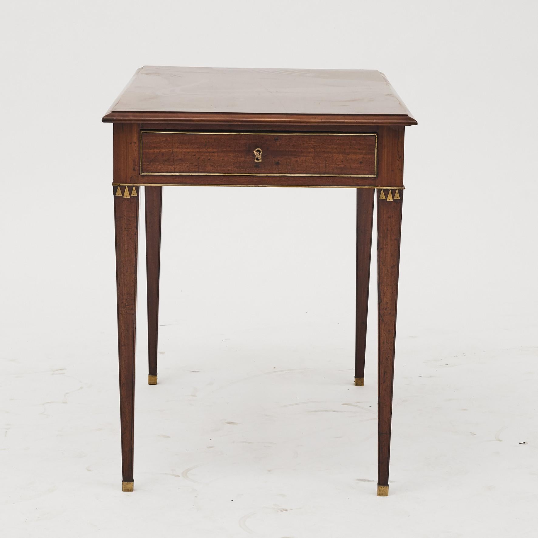 Swedish Late Gustavian Console Table in Mahogany In Good Condition In Kastrup, DK
