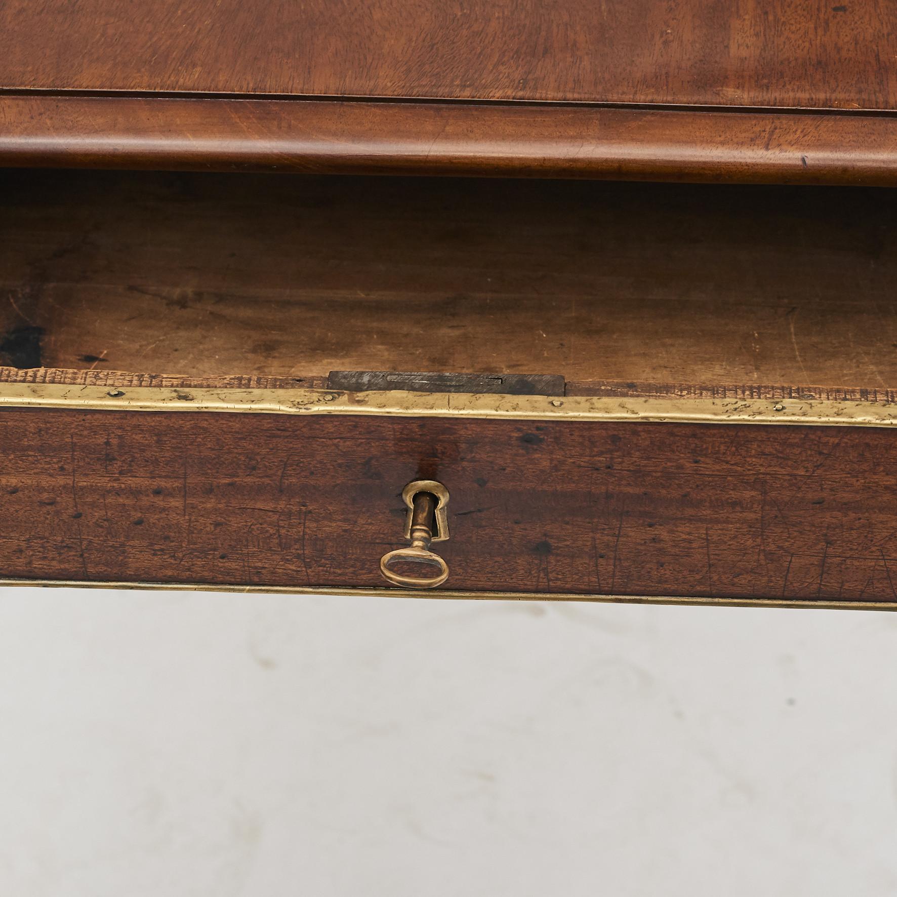 Swedish Late Gustavian Console Table in Mahogany 4