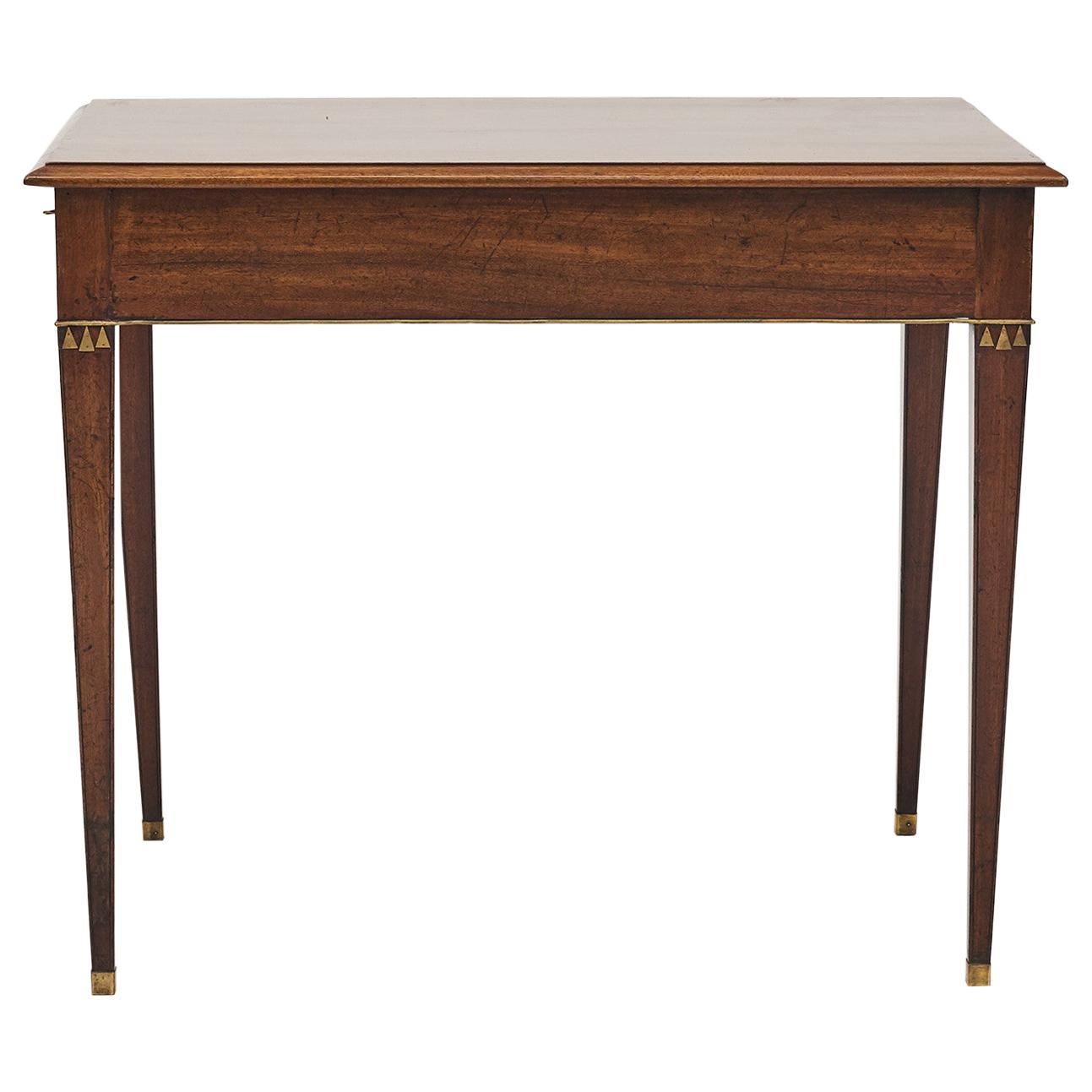 Swedish Late Gustavian Console Table in Mahogany