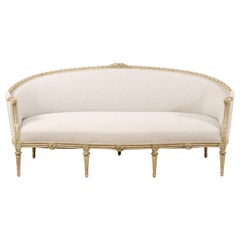 Swedish Late Gustavian Upholstered Tub Sofa from Mid-20th Century