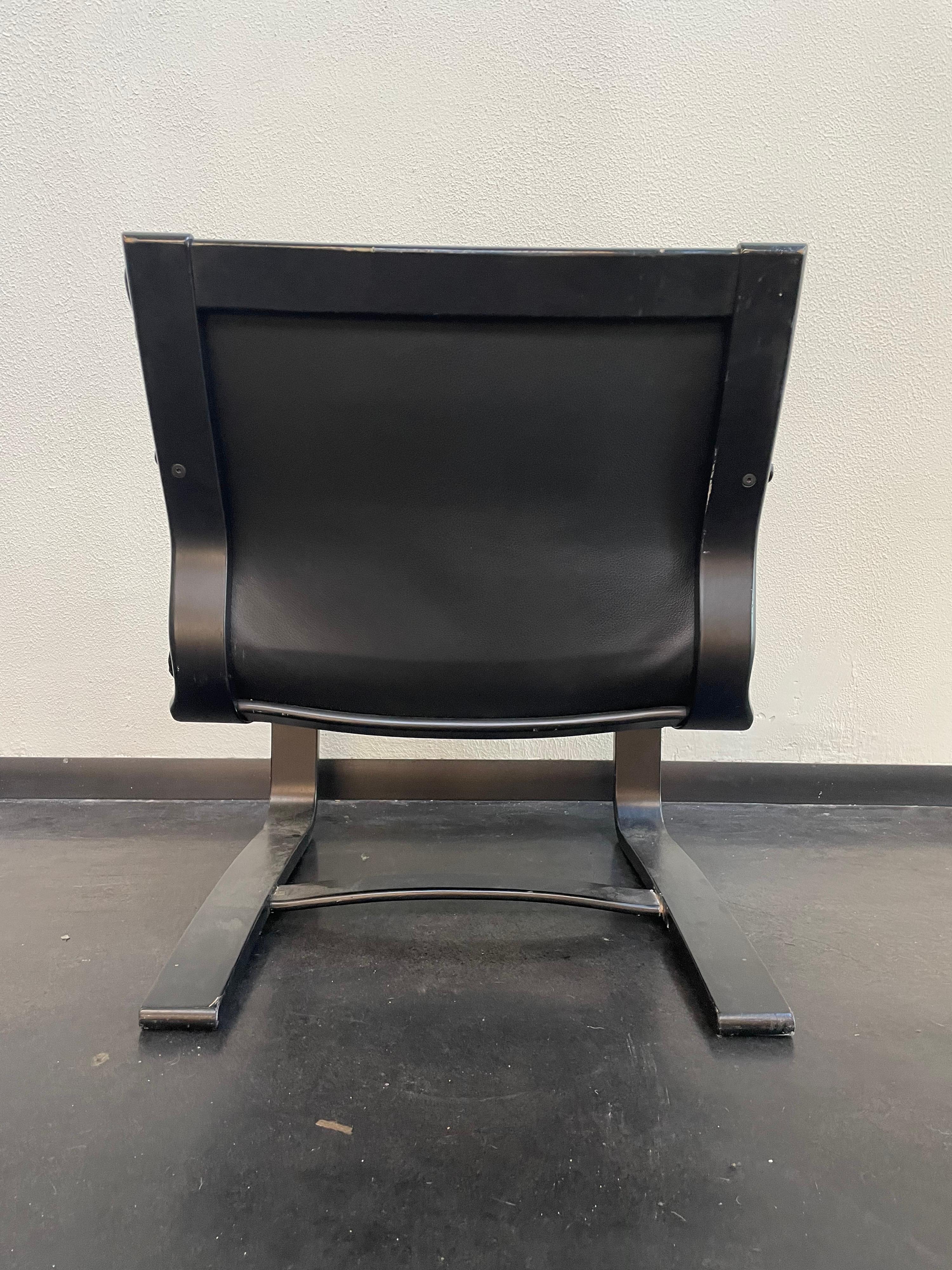 swedish leather chair