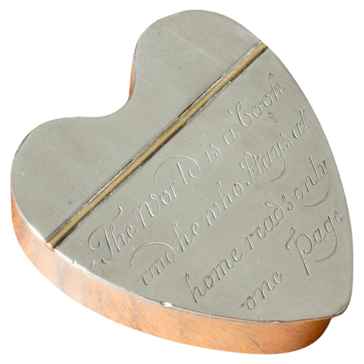 Swedish Lidded Pewter Box by Estrid Ericson for Firma Svenskt Tenn, 1949 For Sale