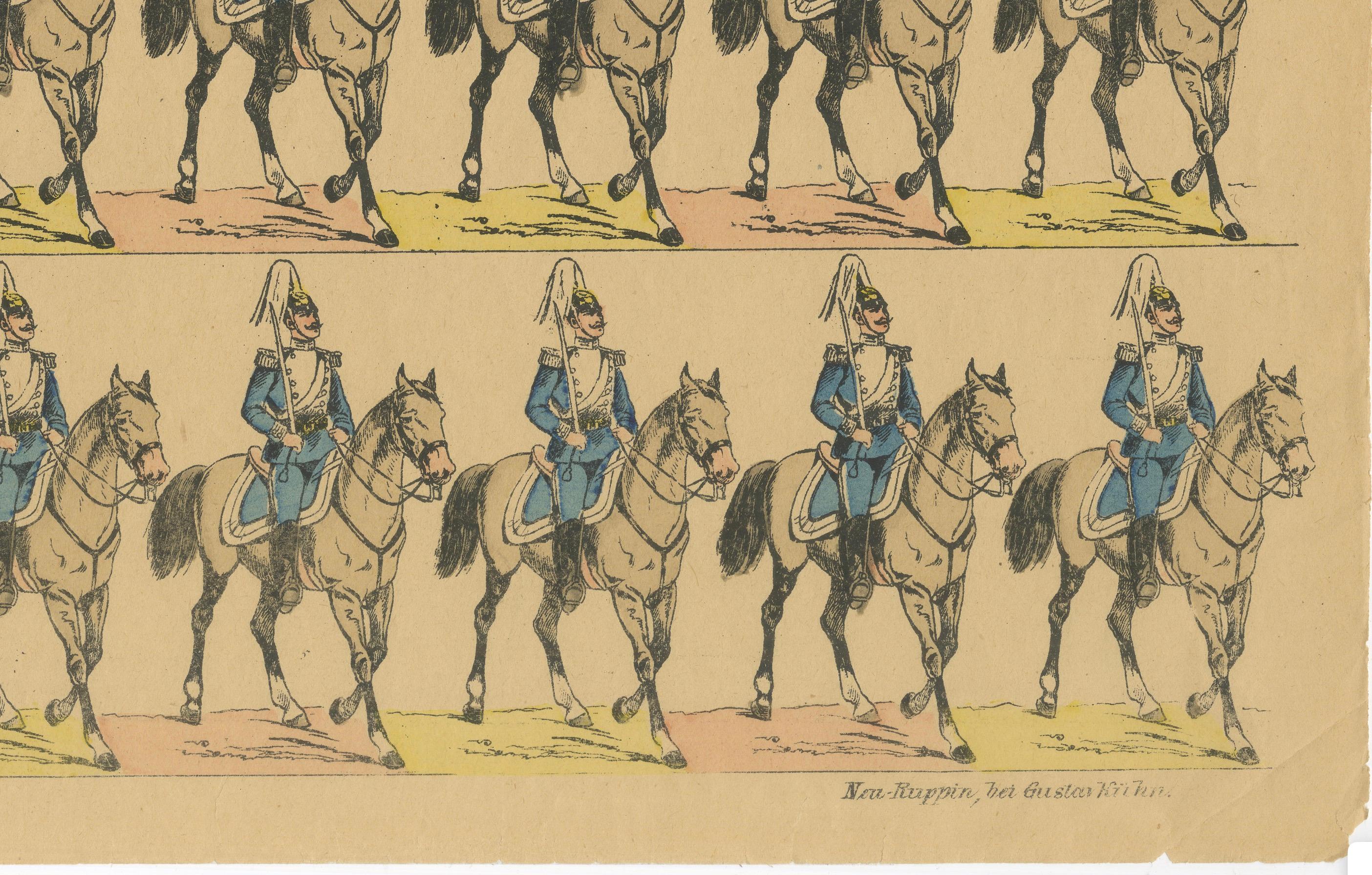 Swedish Life Guards on Horseback – Royal Cavalry Uniforms, c.1860